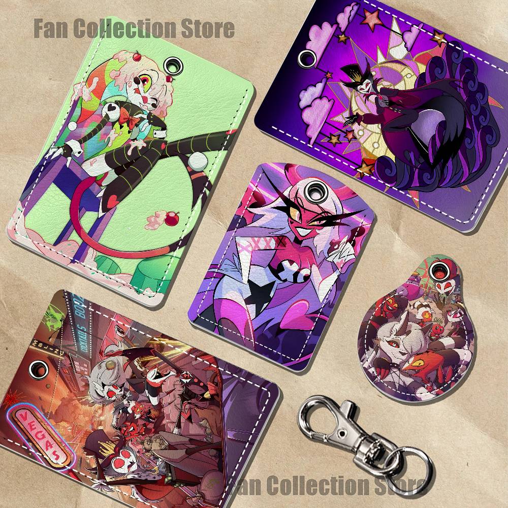 For Leather Work - H-Helluva Cartoon B-Boss Holder Keychain For
