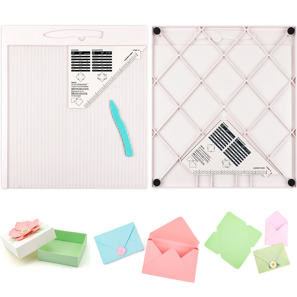Bone Folder Tool - Multi-Function Scoring Board for Envelope/envelope Box/gift