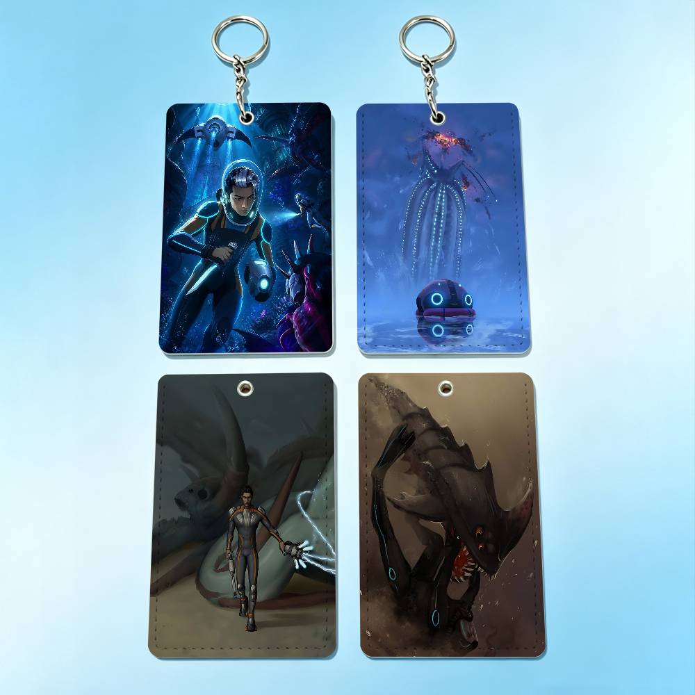 For Leather Work - Hot Game S-Subnautica 2 Badge Holder