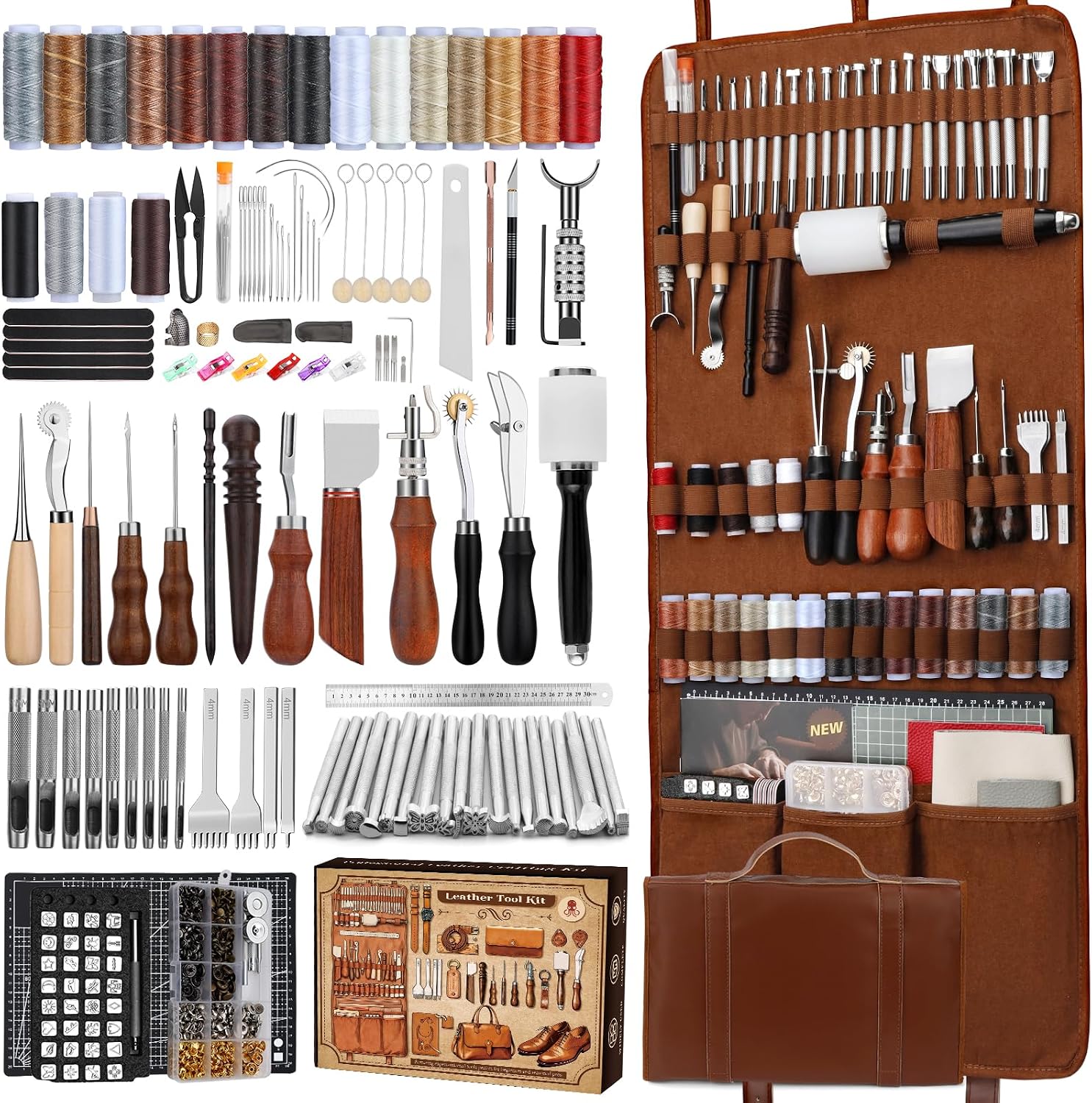 For Leather Work - Leather Working Kit, Leather Working Tools