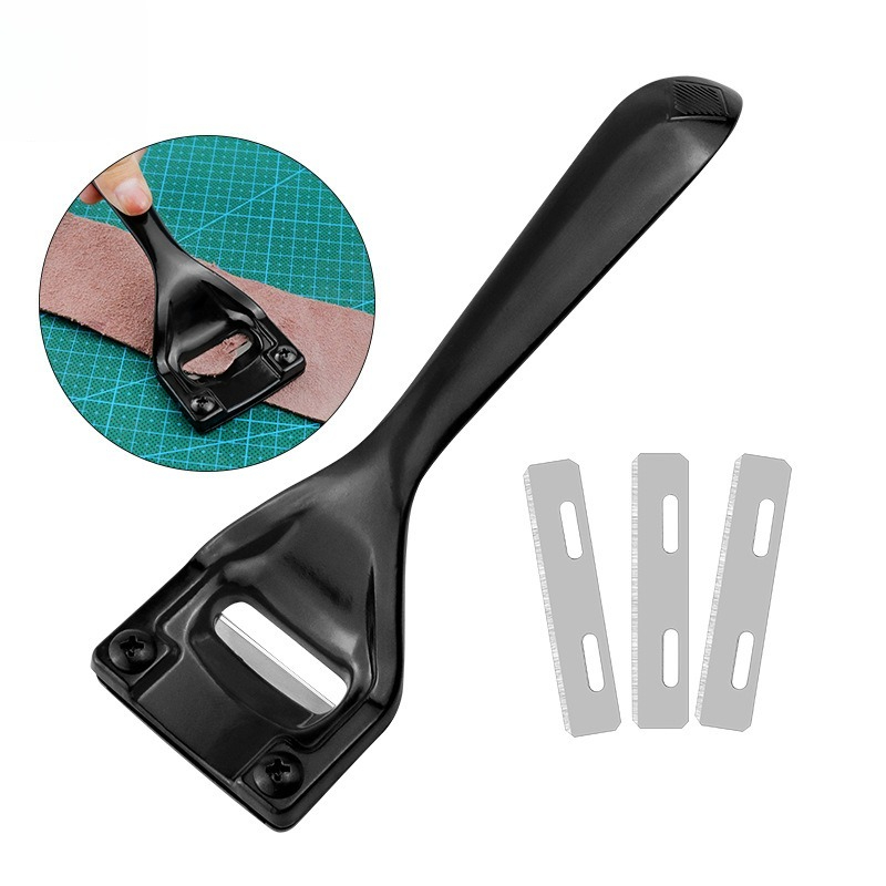 Leatherwork Edge Beveler - Professional Leather Splitter Thinning Tool for