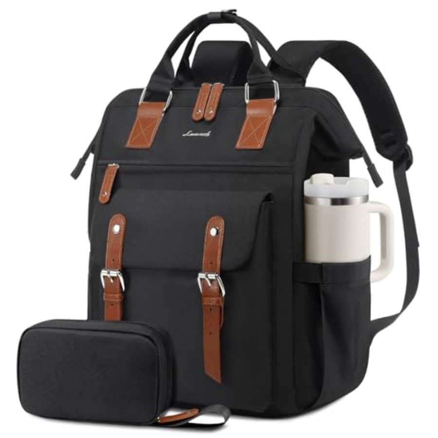 For Leather Work - Laptop Backpack for Women, Teacher Nurse