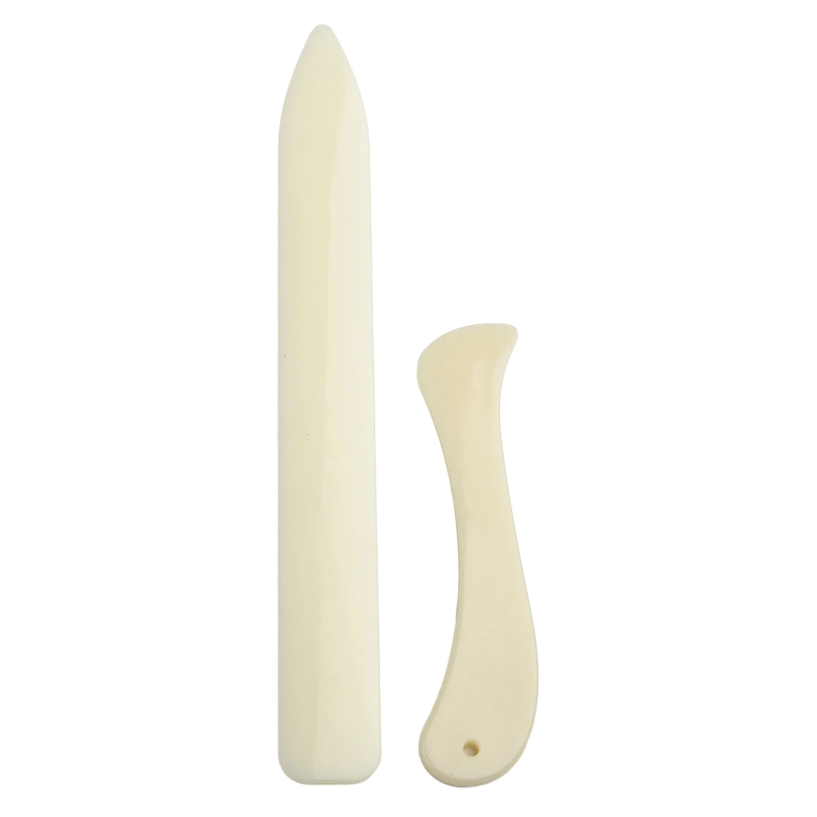 Bone Folder Tool - 2PCS Leather Working Tool Bone Folder