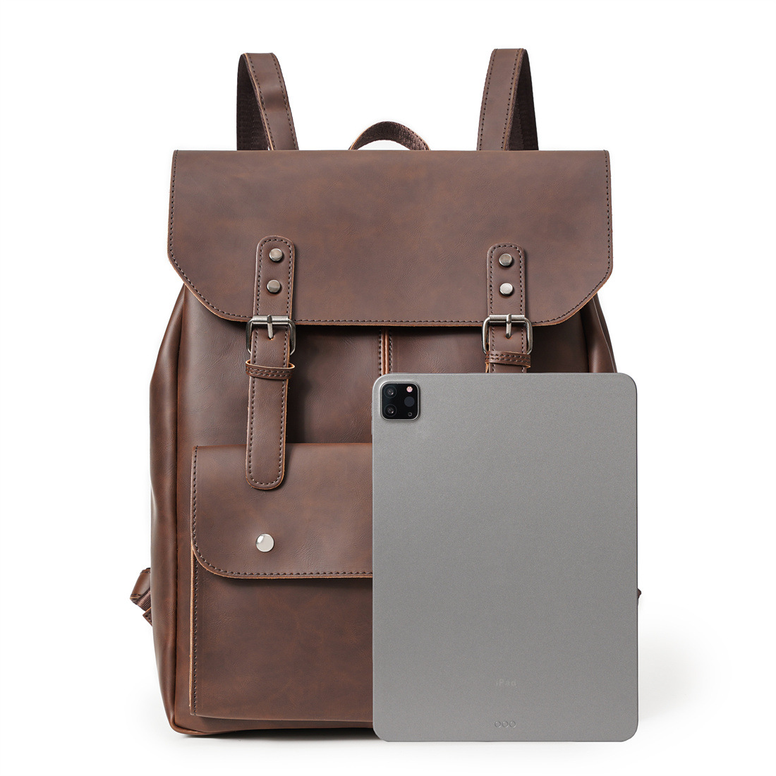 GOYN Vintage Men's Leather Bac - Leather Work Rucksack ulasan dan harga