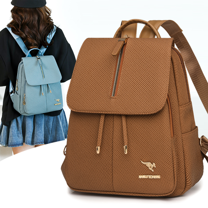 Durable Womens Travel Backpack - Leather Work Rucksack ulasan dan harga