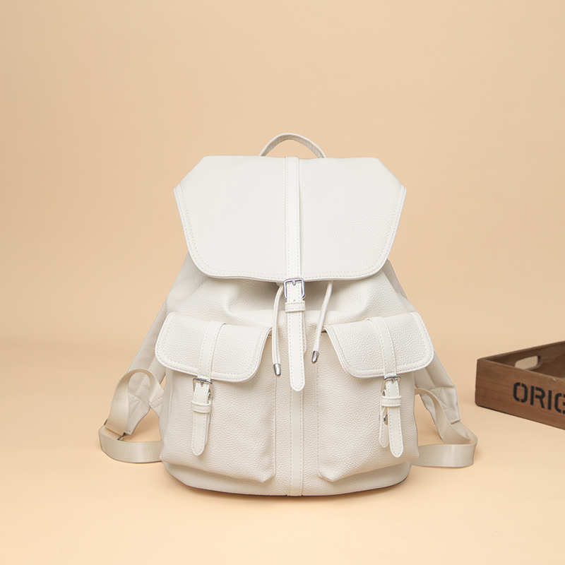 2025 Luxury Soft PU Leather Ba - Leather Work Rucksack ulasan dan harga
