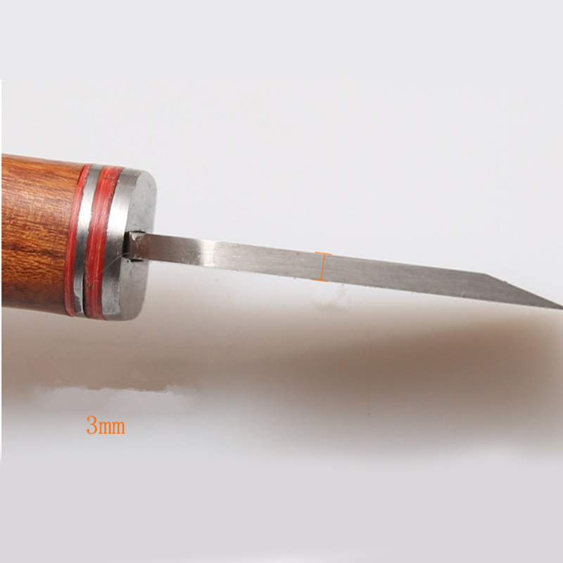 3mm thick and 35mm wide blade  - Leatherwork Knives ulasan dan harga
