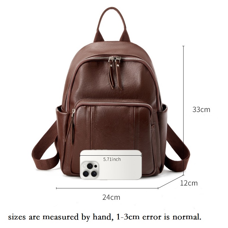 Vegetable Tanned Leather Women - Leather Work Rucksack ulasan dan harga