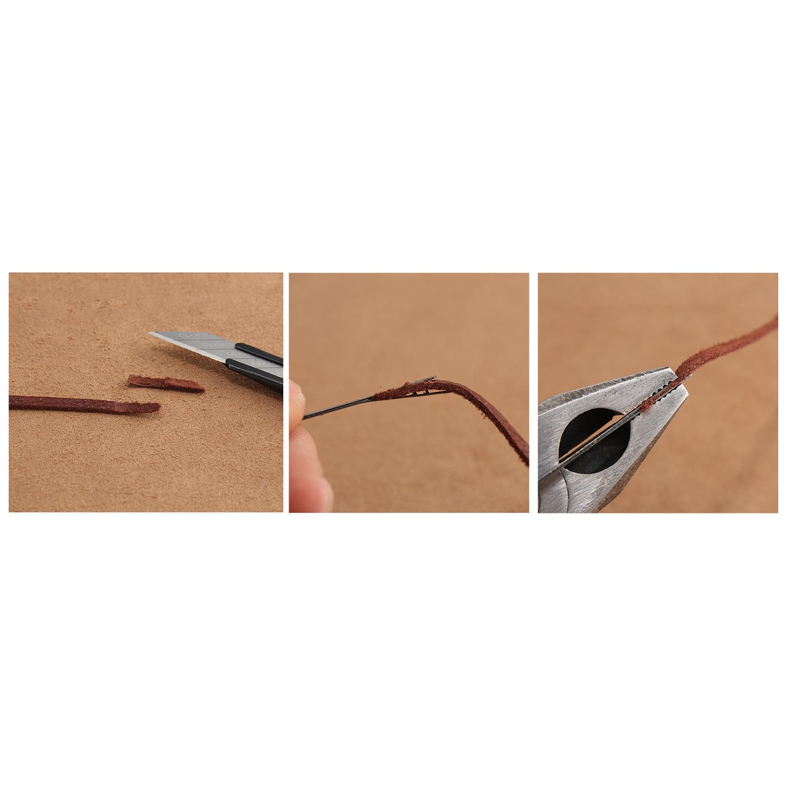 Durable Metal Leather Needle K - Leatherwork Hand Sewing Needles ulasan dan harga