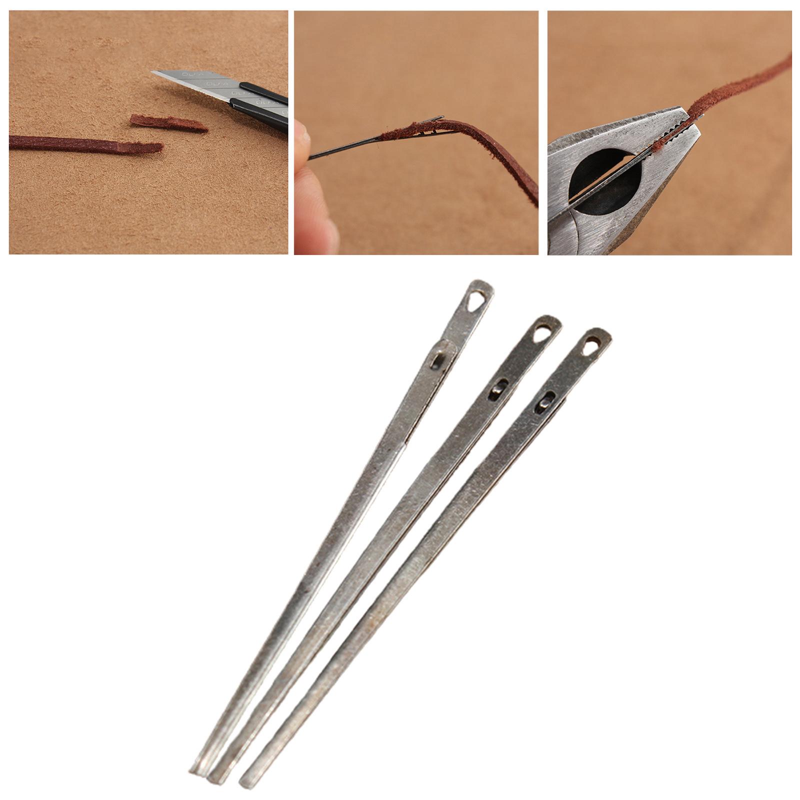 Durable Metal Leather Needle K - Leatherwork Hand Sewing Needles ulasan dan harga