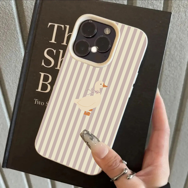 Cute Duck Pattern Phone Case F - Leatherwork Drawing ulasan dan harga