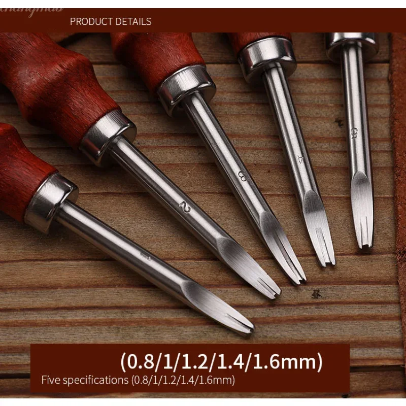 1pc Leather Edge Beveler Skivi - Leatherwork Edge Beveler ulasan dan harga