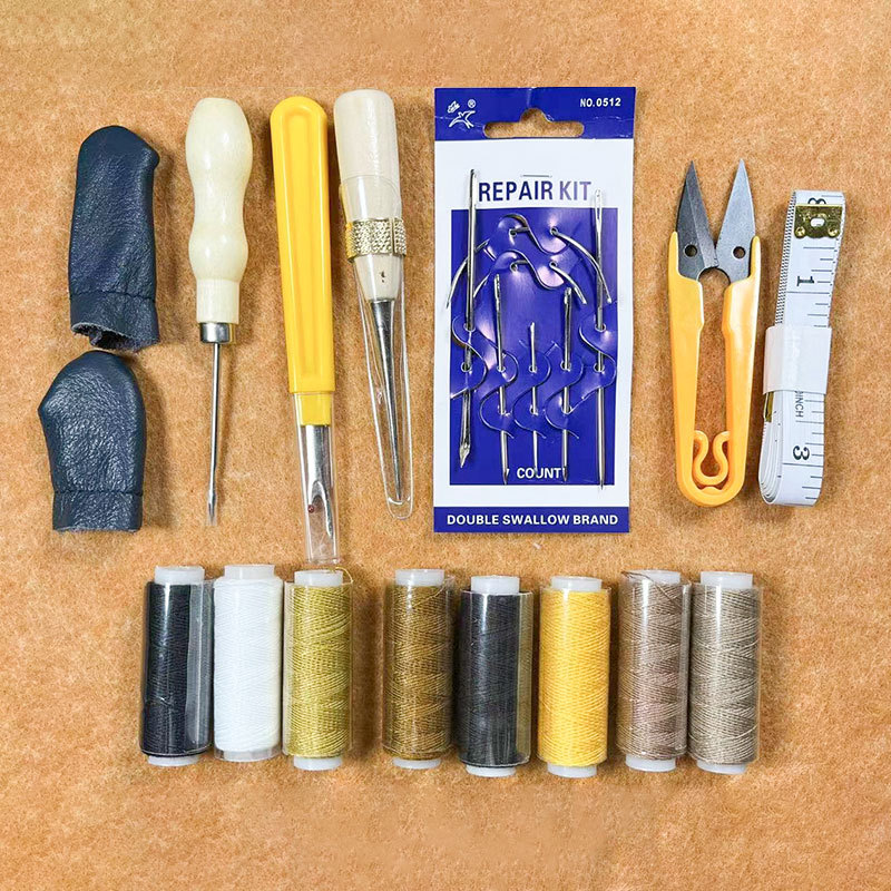 Waxed Thread Craft Tools Hand  - Leatherwork Hand Sewing Needles ulasan dan harga