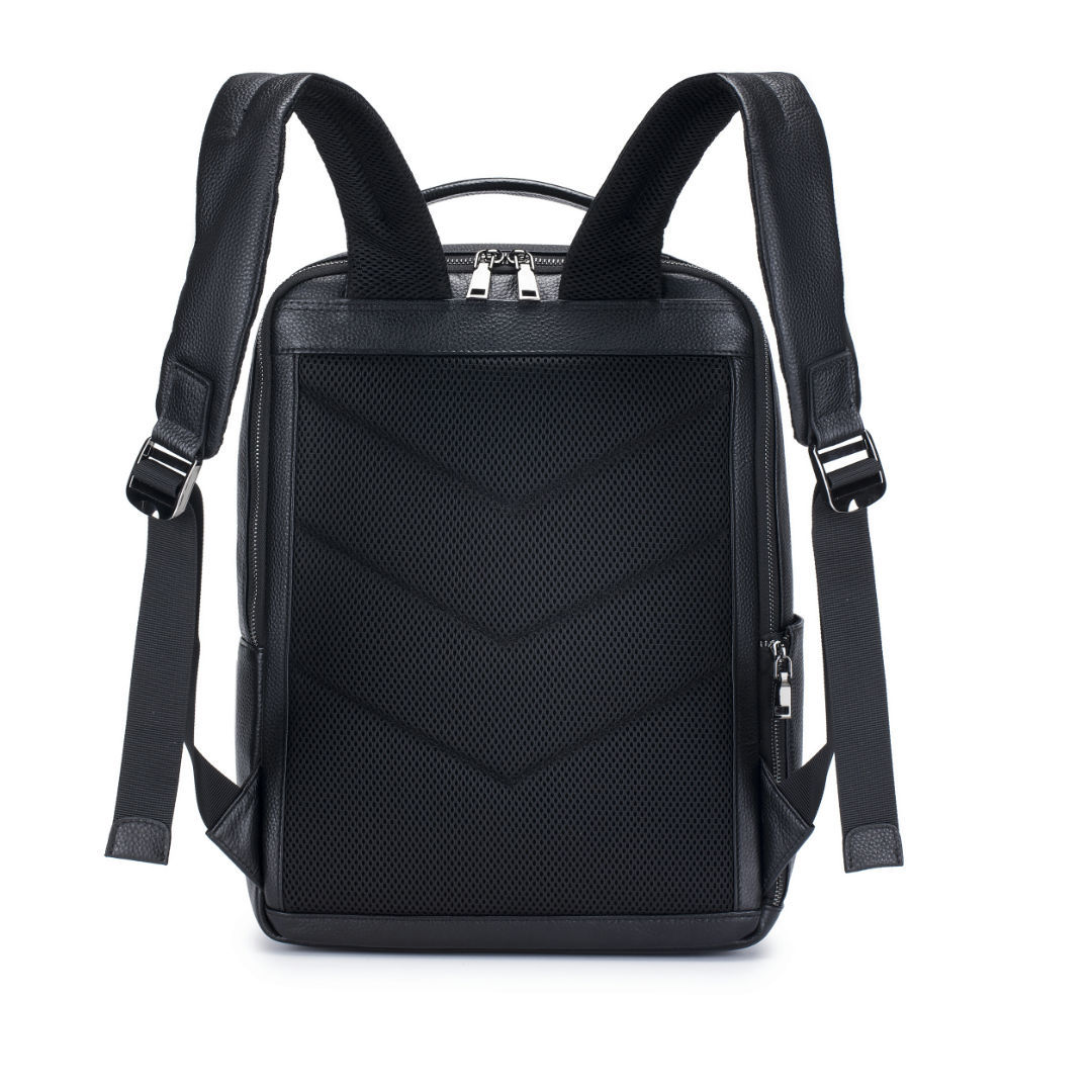 Man Genuine Leather Travel Bac - Leather Work Rucksack ulasan dan harga