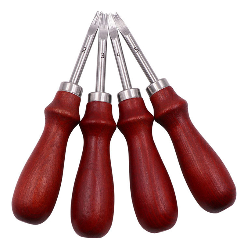 DIY Tools 0.8/1.0/1.2/1.5mm Le - Leatherwork Edge Beveler ulasan dan harga