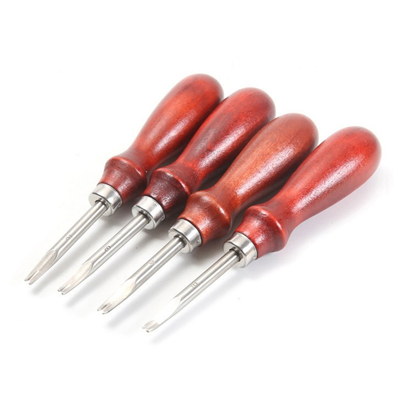 DIY Tools 0.8/1.0/1.2/1.5mm Le - Leatherwork Edge Beveler ulasan dan harga