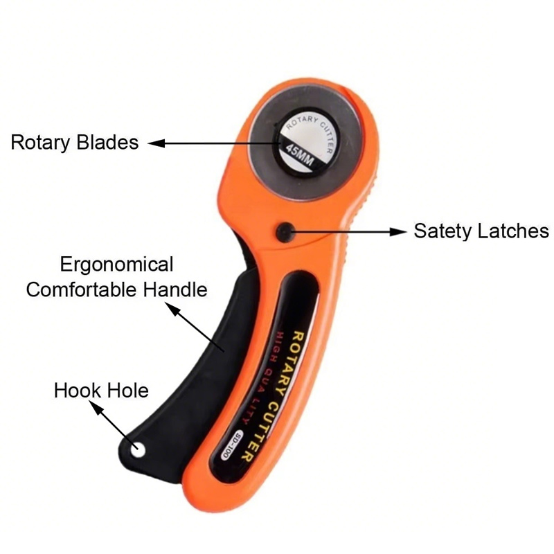 45MM Roller Wheel Knife Cloth  - Leatherwork Knives ulasan dan harga