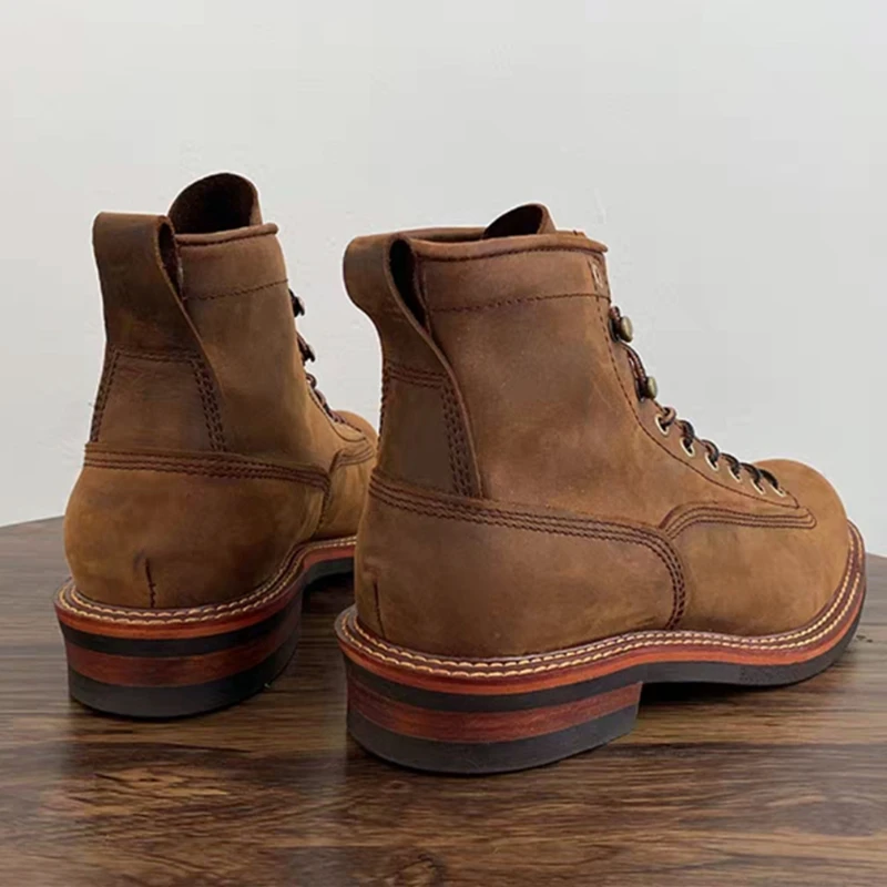 Vintage British Men Ankle Boot - Leatherwork Tools ulasan dan harga