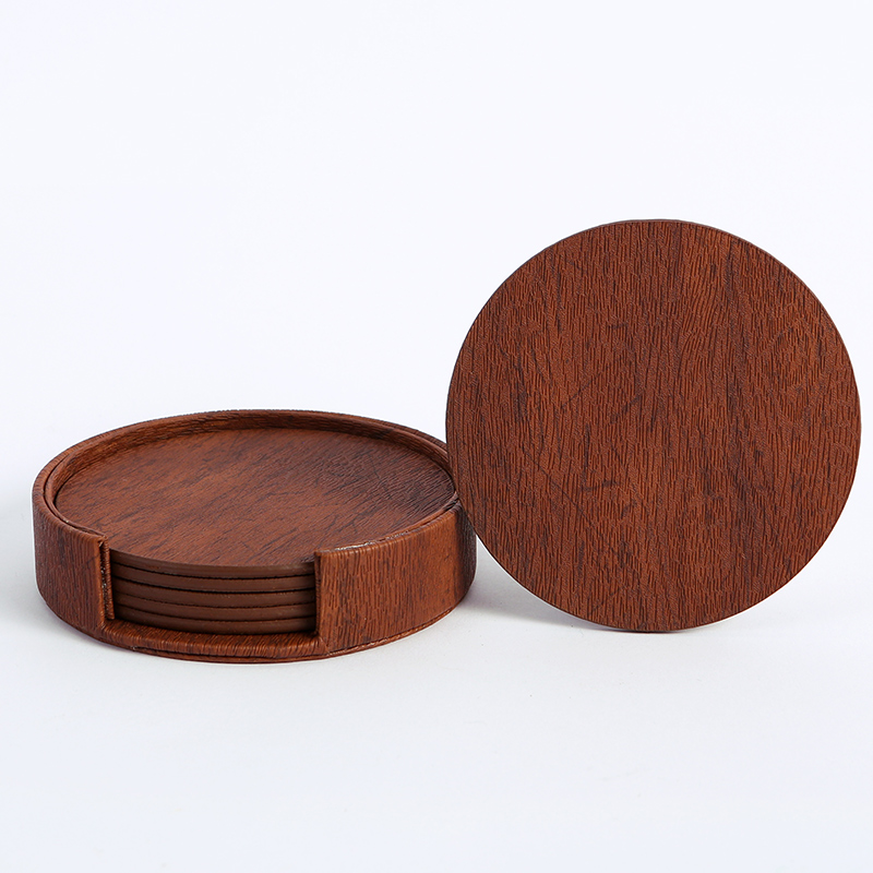 WOTOR 6PCS/Lot Circle Wood Gra - Leatherwork Rings ulasan dan harga