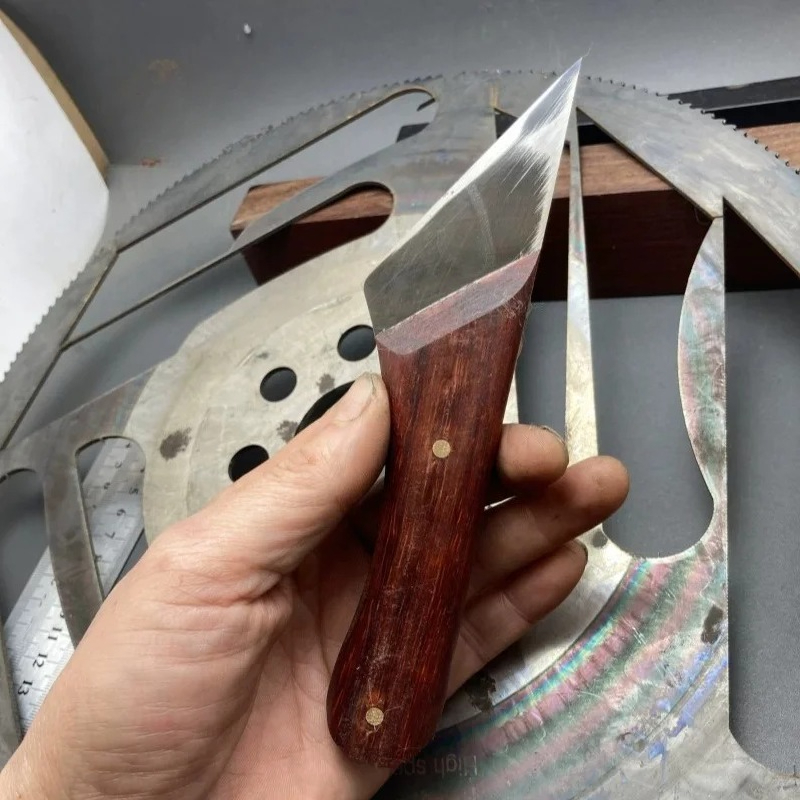 17CM Powder High-speed Steel W - Leatherwork Knives ulasan dan harga