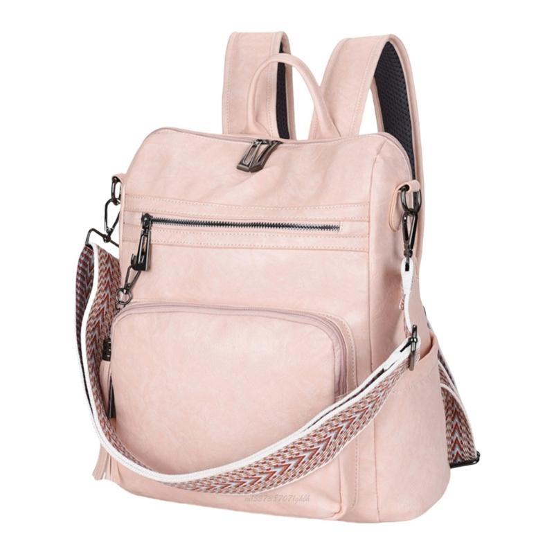 X5XA Stylish Women's Large Ruc - Leather Work Rucksack ulasan dan harga