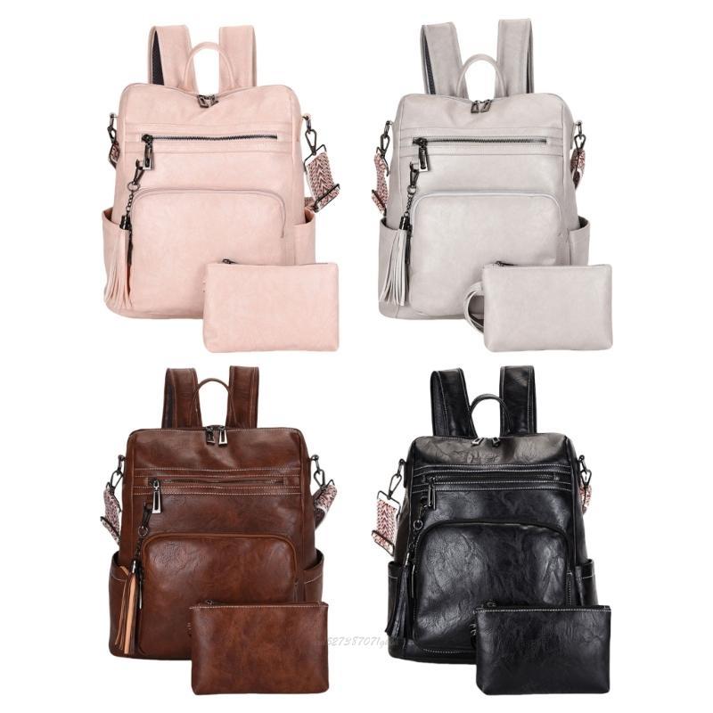 X5XA Stylish Women's Large Ruc - Leather Work Rucksack ulasan dan harga
