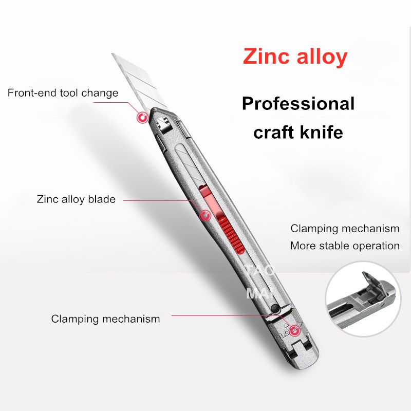 Zinc Alloy Utility Knife Leath - Leatherwork Knives ulasan dan harga