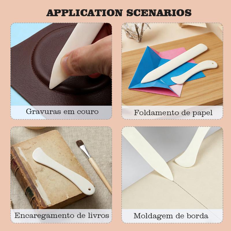 Leather Craft Bone Folder 2Pcs - Leatherwork Tools ulasan dan harga