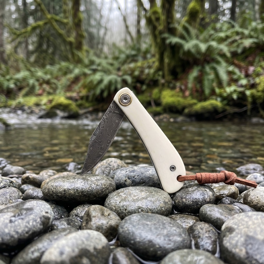 Outdoor Folding Knife Bull Bon - Bone Folder Tool ulasan dan harga