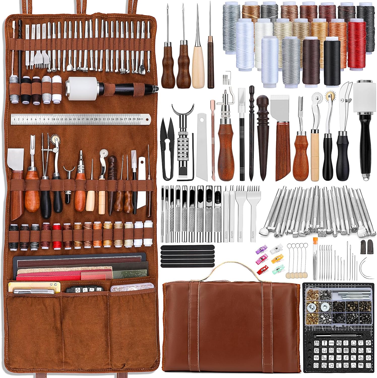 Leather Tooling Kit Leather Cr - Leatherwork Tools ulasan dan harga