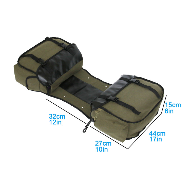 Canvas Leather Rear Saddlebag  - Leather Workshop ulasan dan harga