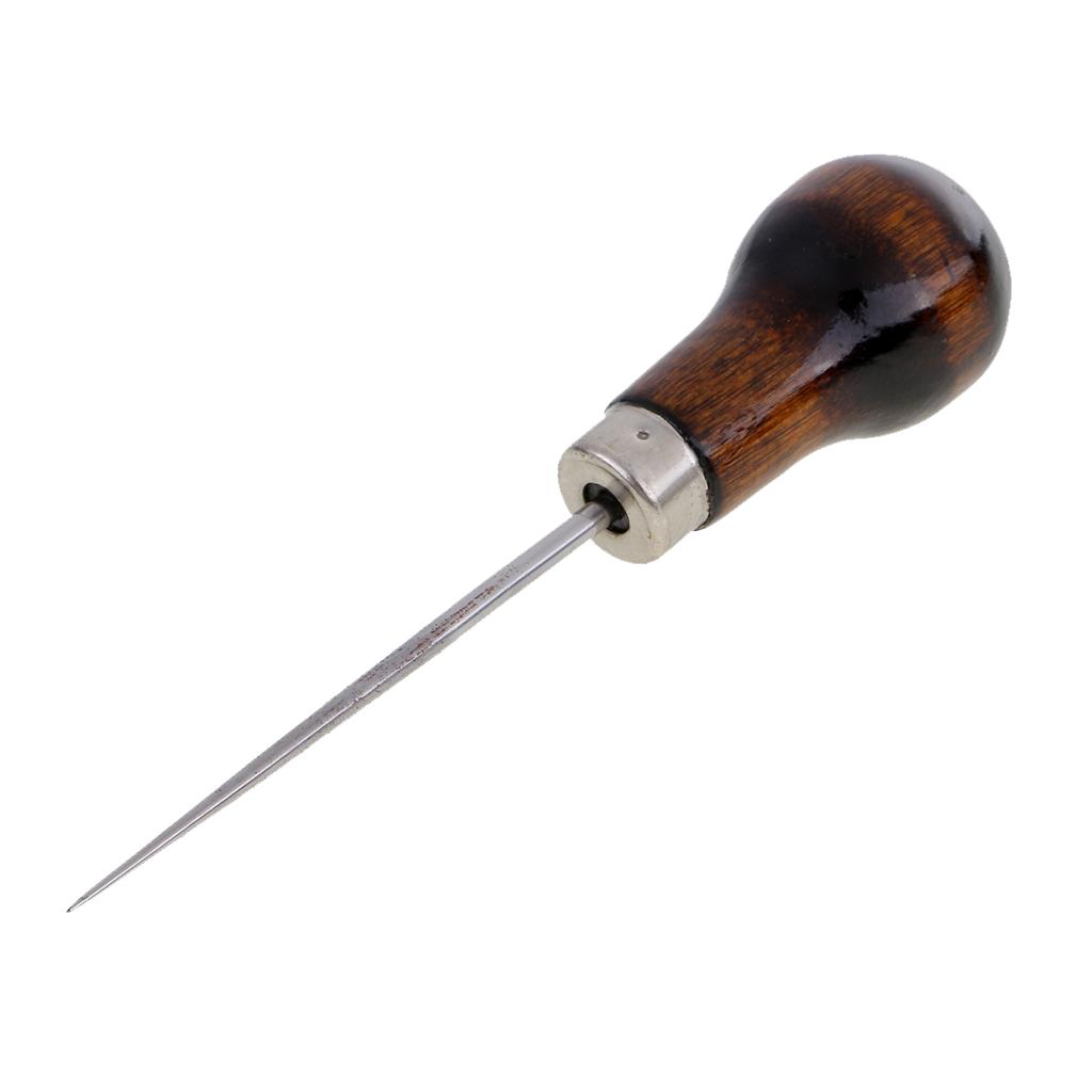 Leather Awl Stainless Steel Pu - Leatherwork Hand Sewing Needles ulasan dan harga