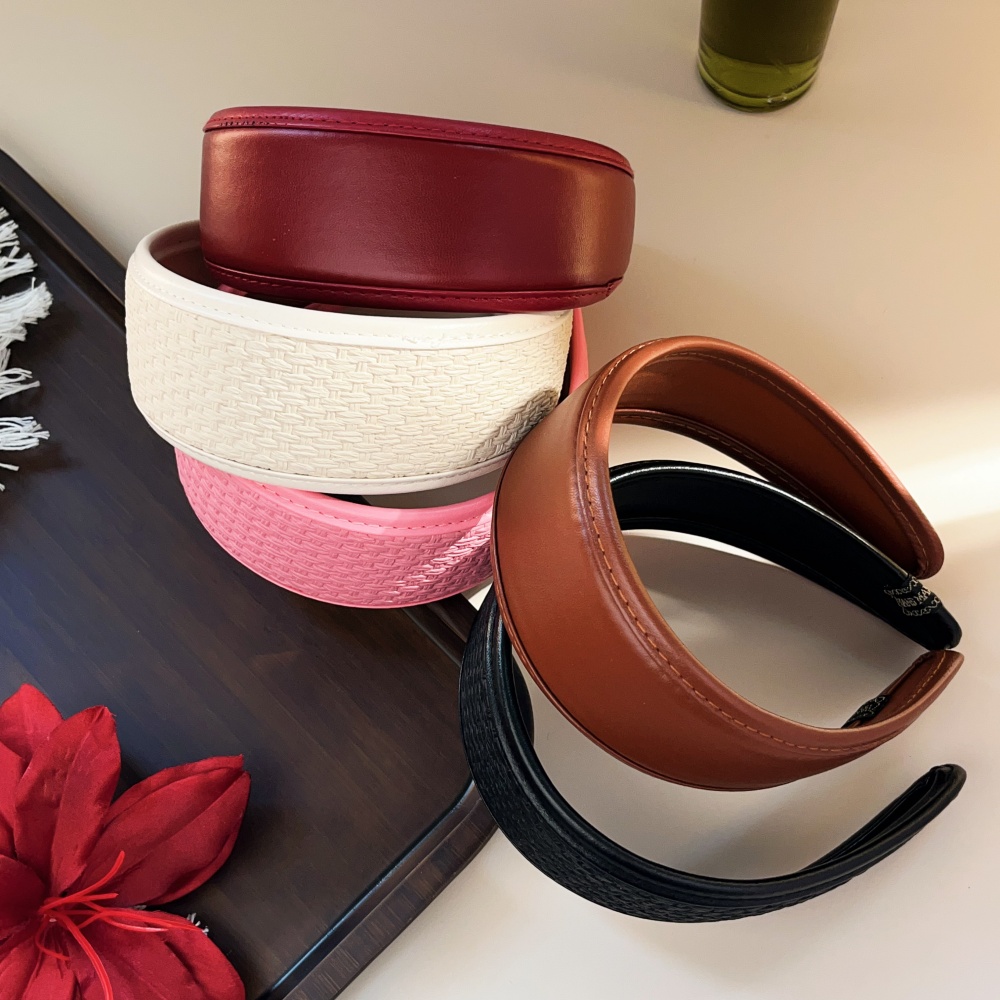 New 2025 Retro PU Leather Hair - Leatherwork Rings ulasan dan harga
