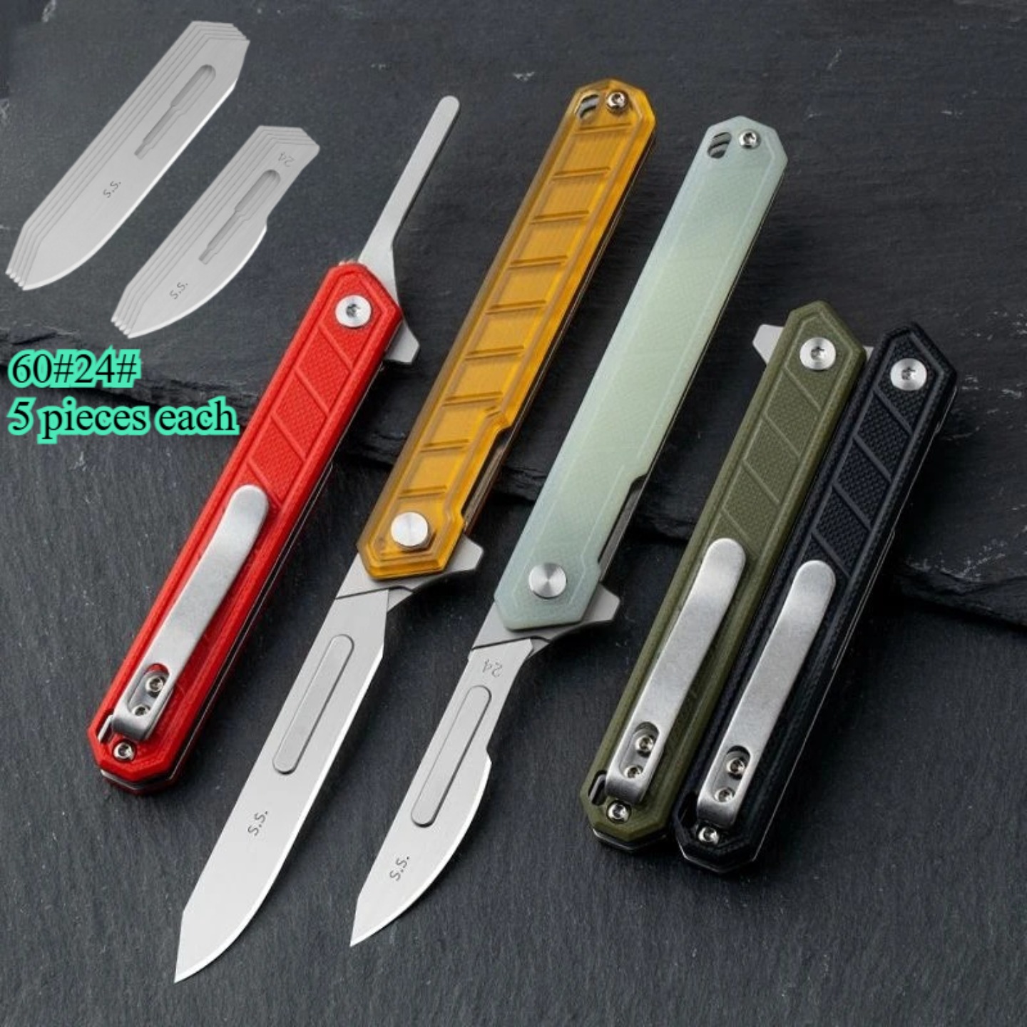 Handcrafted Knife with Replace - Leatherworking Items ulasan dan harga