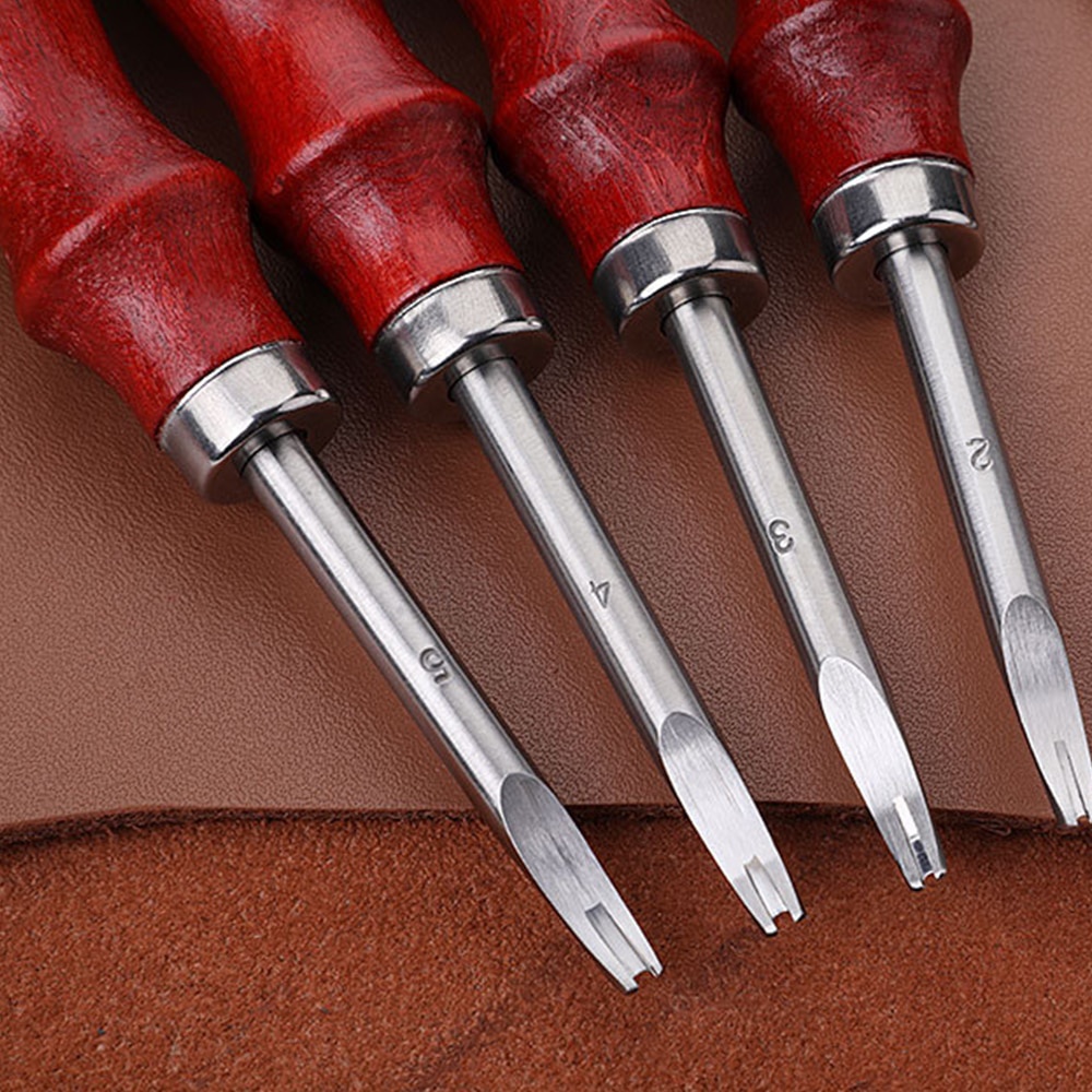 1/ 5Pcs Pack Kits Leather Edge - Leatherwork Edge Beveler ulasan dan harga