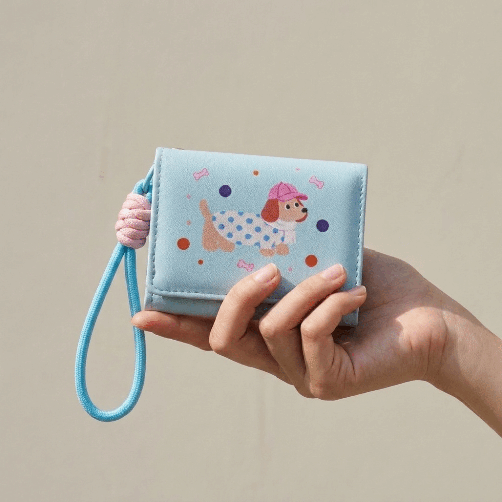 PU Dachshund Dog Wallet PU Lea - Leatherworking Items ulasan dan harga