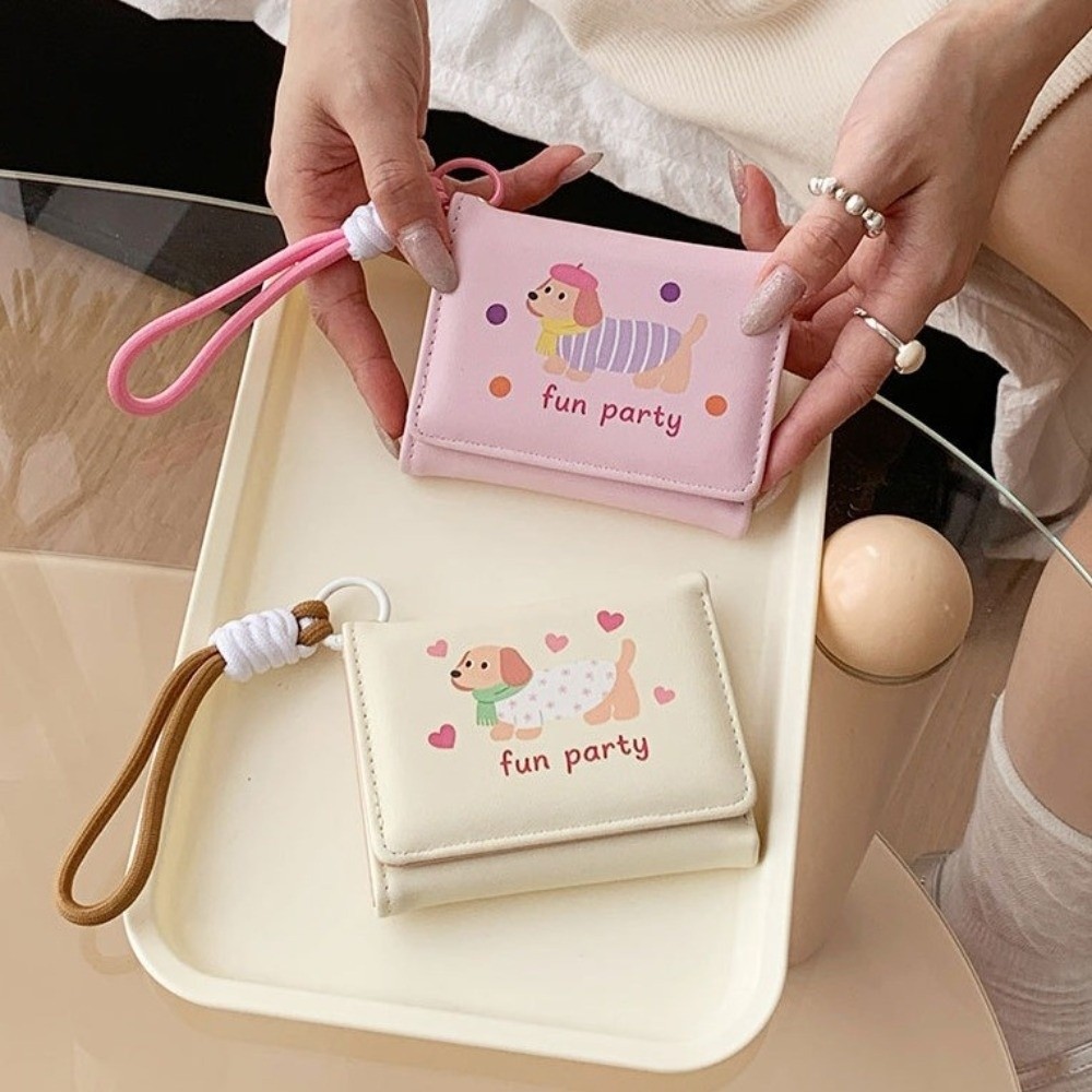 PU Dachshund Dog Wallet PU Lea - Leatherworking Items ulasan dan harga