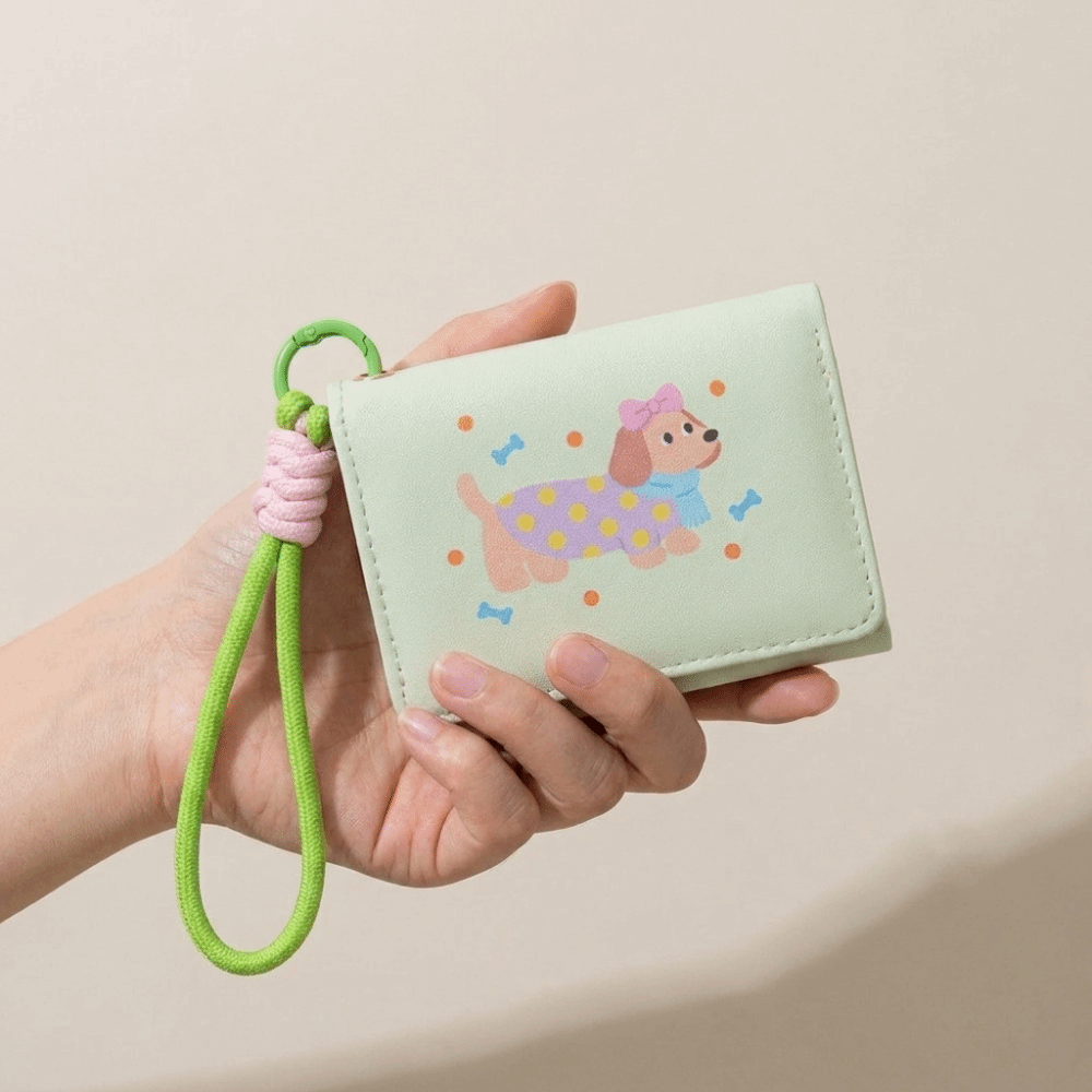 PU Dachshund Dog Wallet PU Lea - Leatherworking Items ulasan dan harga
