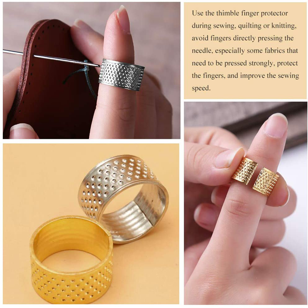 Hand-Working Sewing Thimble Me - Leatherwork Rings ulasan dan harga