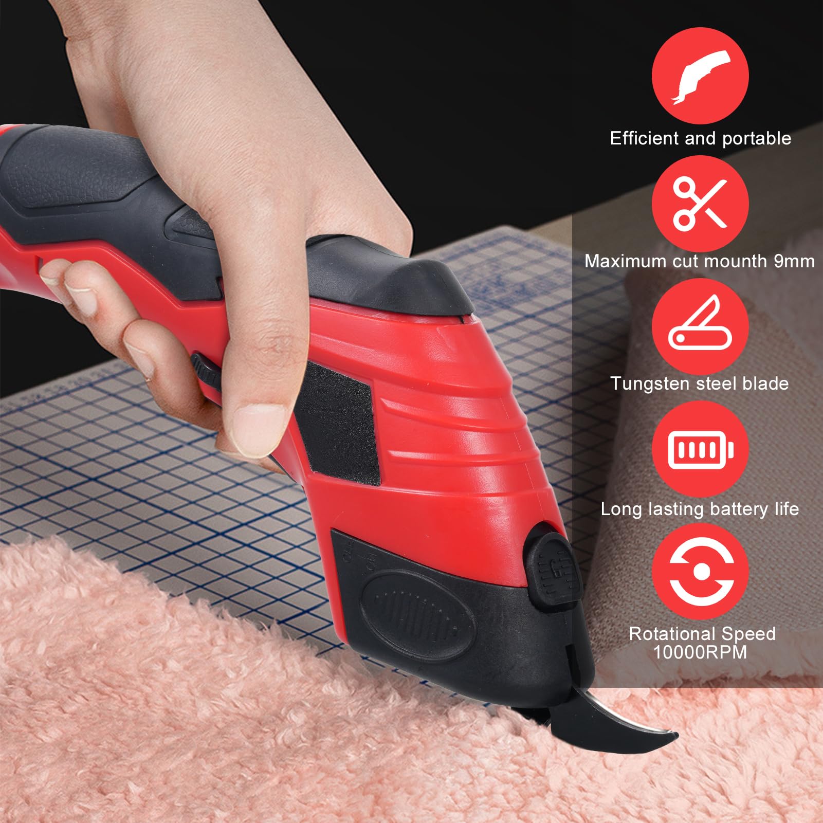 Cordless Electric Scissors Cut - Leatherwork Knives ulasan dan harga
