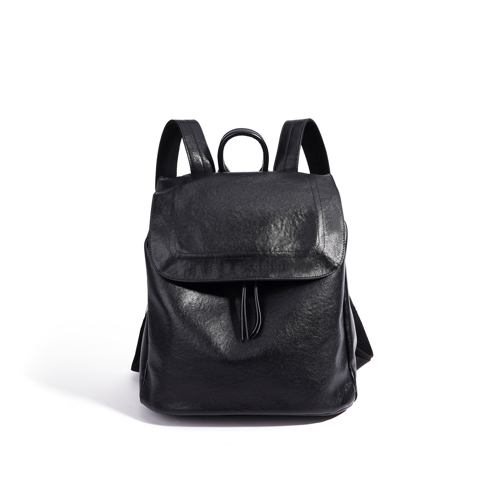 Top-Grain Vegetable Tanned Cow - Leather Work Rucksack ulasan dan harga