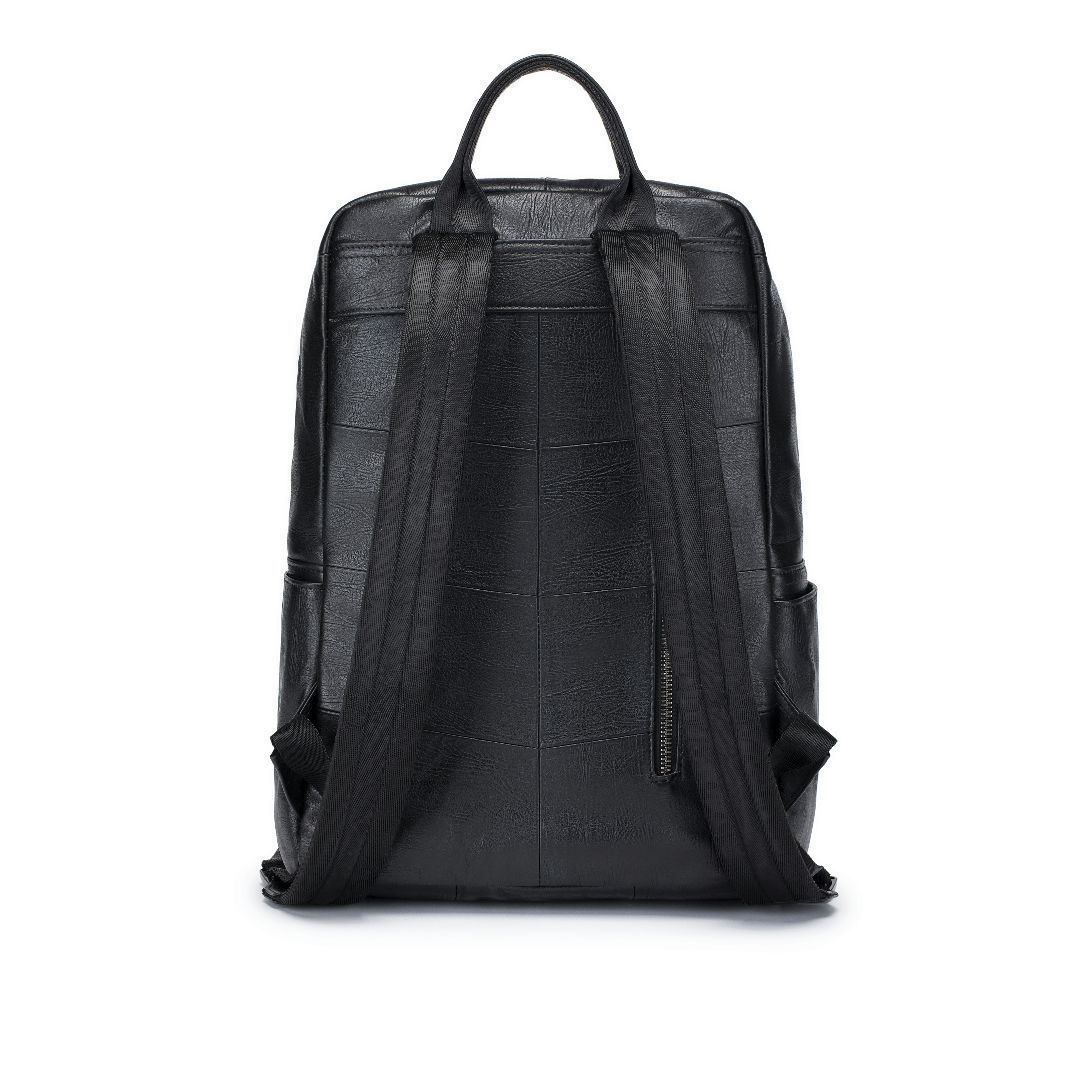 Black Man Genuine Leather Back - Leather Work Rucksack ulasan dan harga