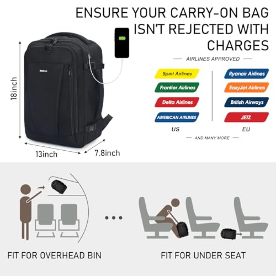 Travel Backpack 18x14x8 Spirit - Leatherworking Items ulasan dan harga