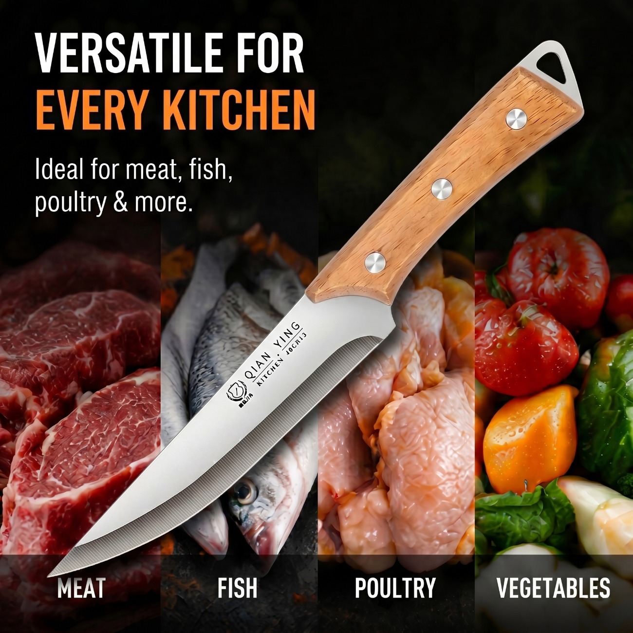 High-end 2-Piece Boning Knife  - Leatherwork Knives ulasan dan harga