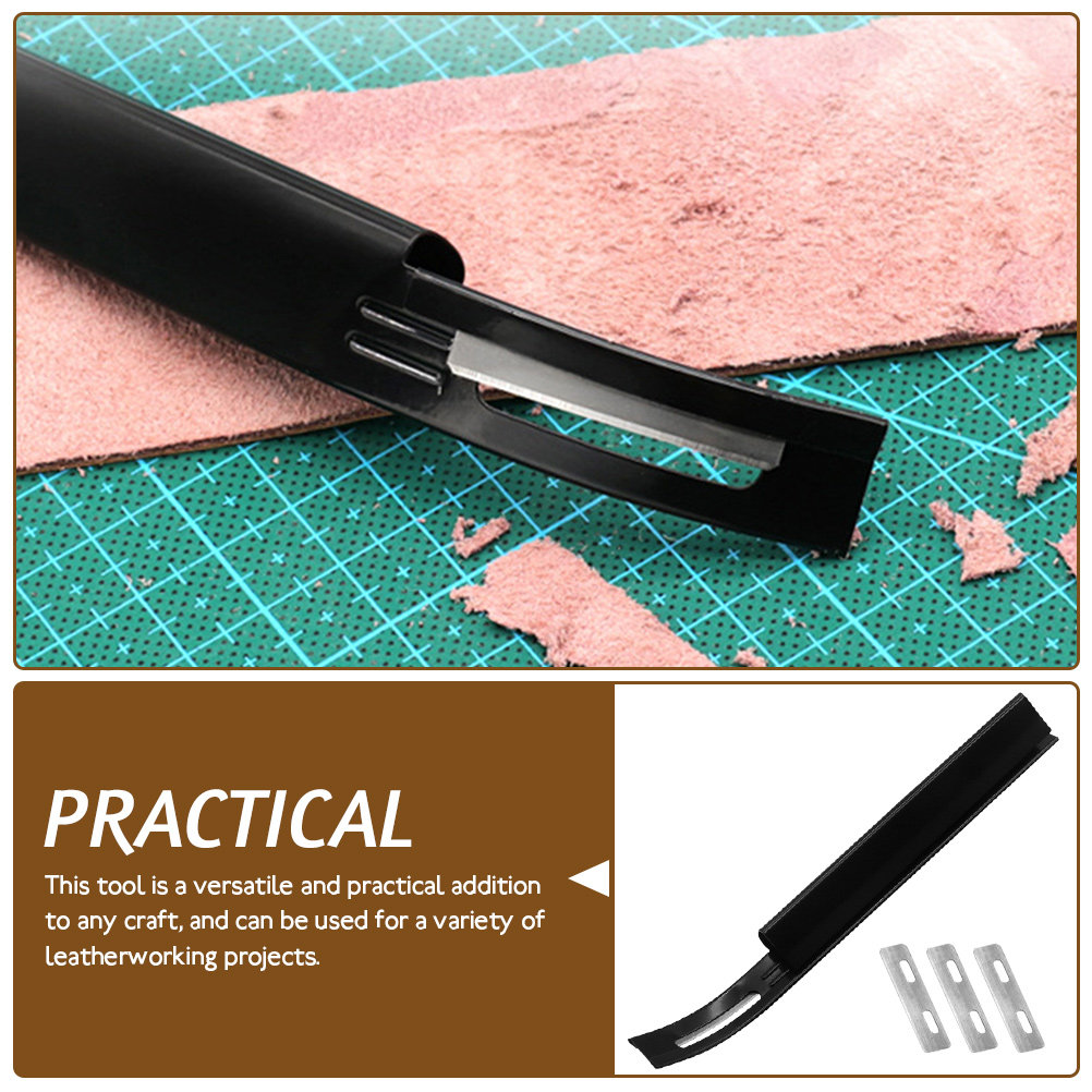 1Set Edge Skiving Beveler Tool - Leatherwork Edge Beveler ulasan dan harga