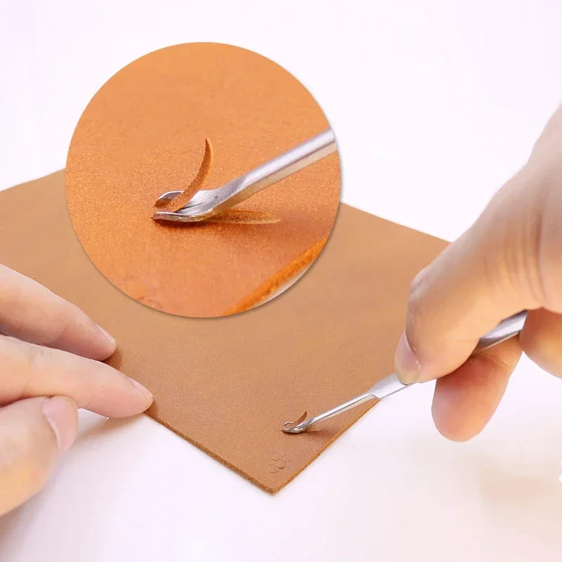 Groover Punching Tool U Shaped - Leatherwork Edge Beveler ulasan dan harga