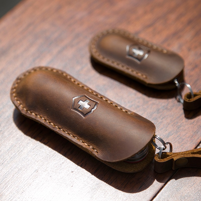 Swiss Knife, Leather Case Prot - Leatherwork Knives ulasan dan harga