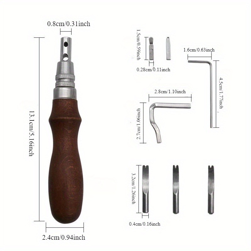 7 in 1 Pro Adjustable Leather  - Leatherwork Edge Beveler ulasan dan harga