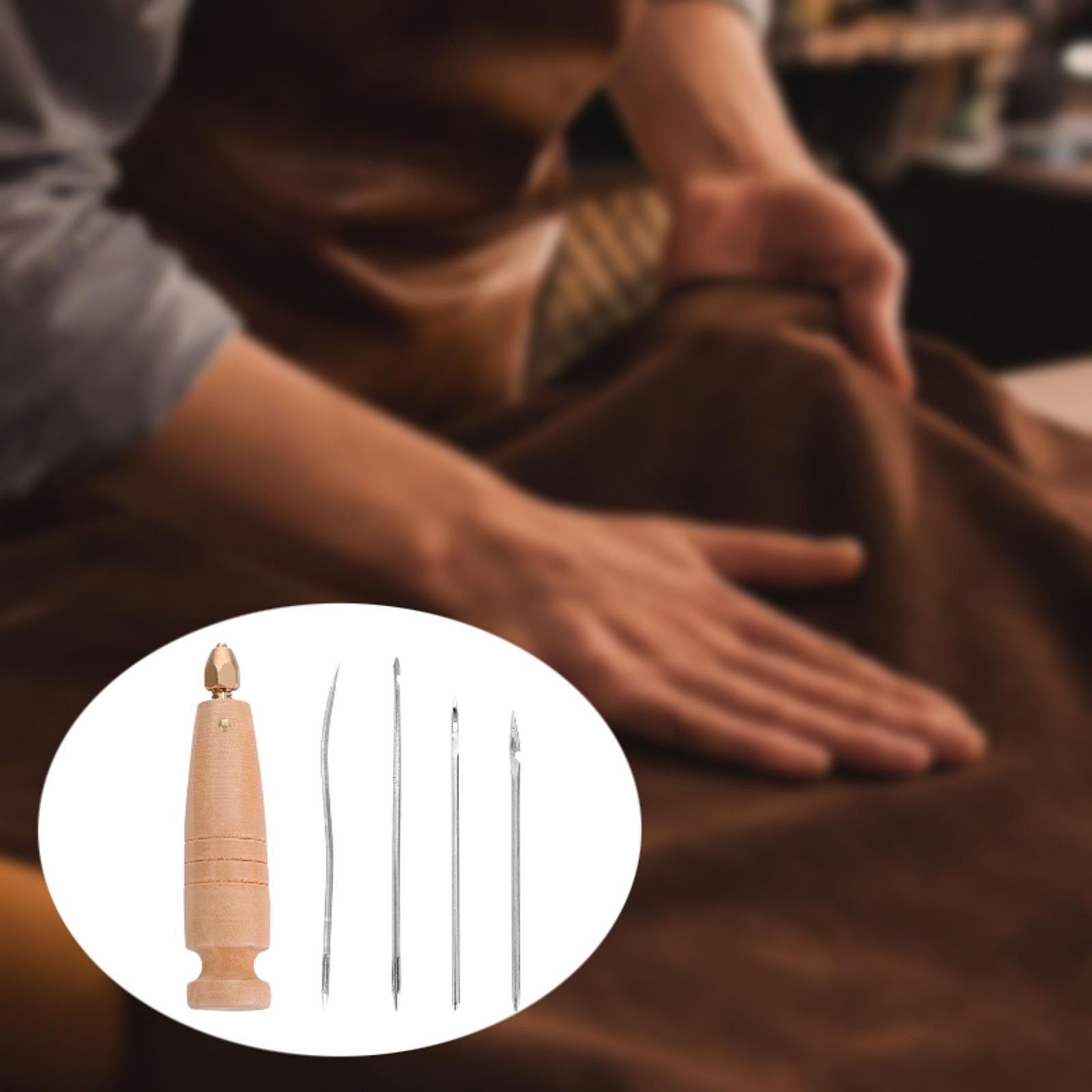 Canvas Leather Sewing Awl Hand - Leatherwork Hand Sewing Needles ulasan dan harga