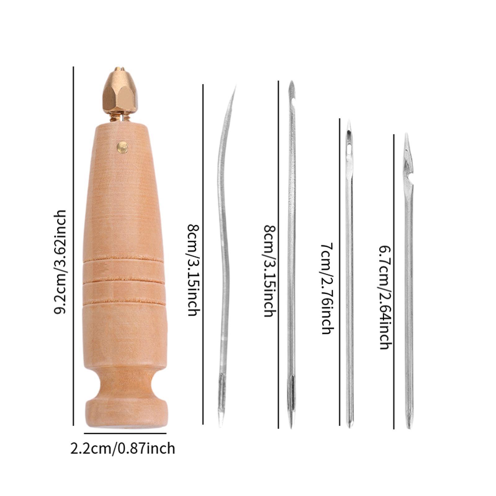 Canvas Leather Sewing Awl Hand - Leatherwork Hand Sewing Needles ulasan dan harga
